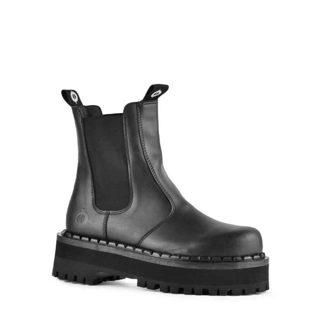 Altercore - Viral Vegan Bottes de plate-forme - Noir